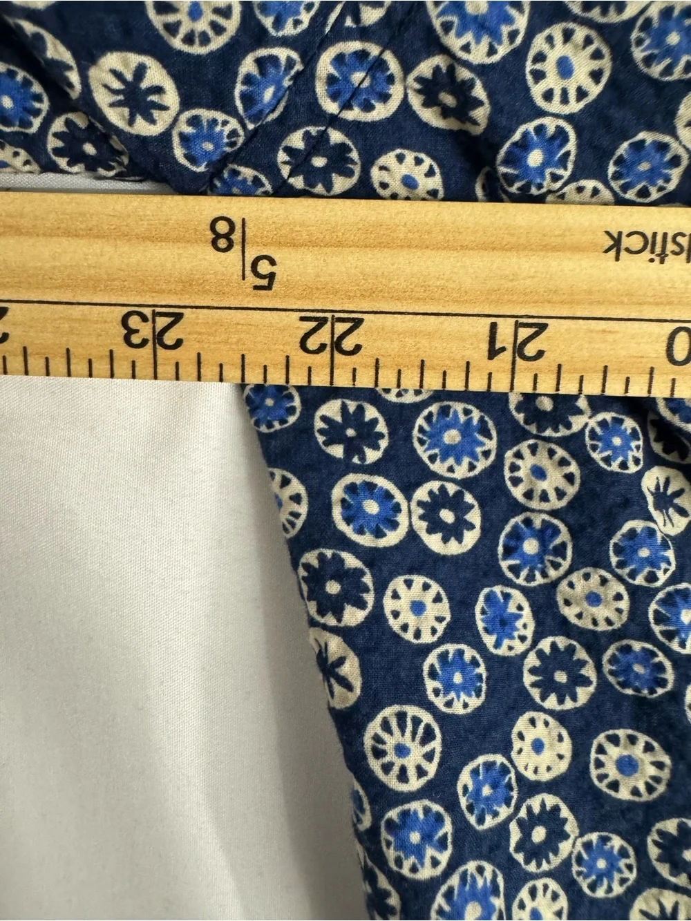 J. Crew Navy Floral Short-Sleeve Button-Down Shirt